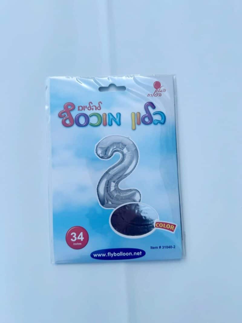 בלון מספר מיילר 34 אינץ